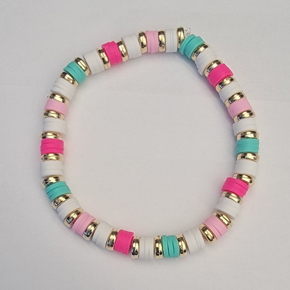 handmade heshi bead bracelet